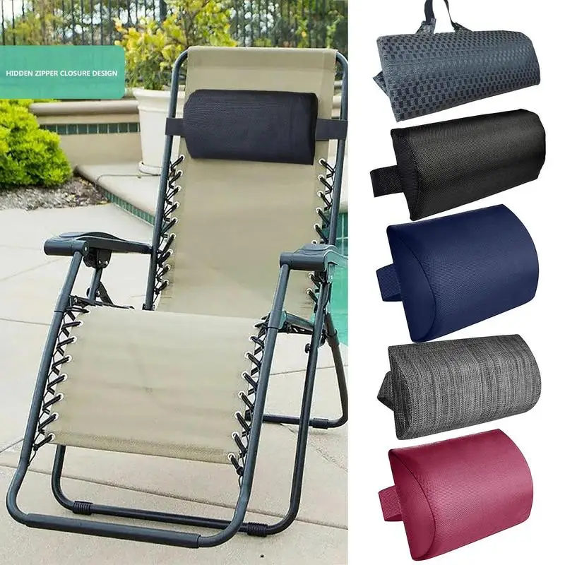 Leiste Liege Kissen Pool Lounge Stuhl Kissen mit Riemen Universal abnehmbare Camp Terrasse Lounge Stuhl Mittagspause Rest Kissen