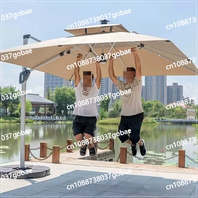 Garten-Sonnenschirm, Gartenlampenschirm, Villenschirm, Pavillon Image