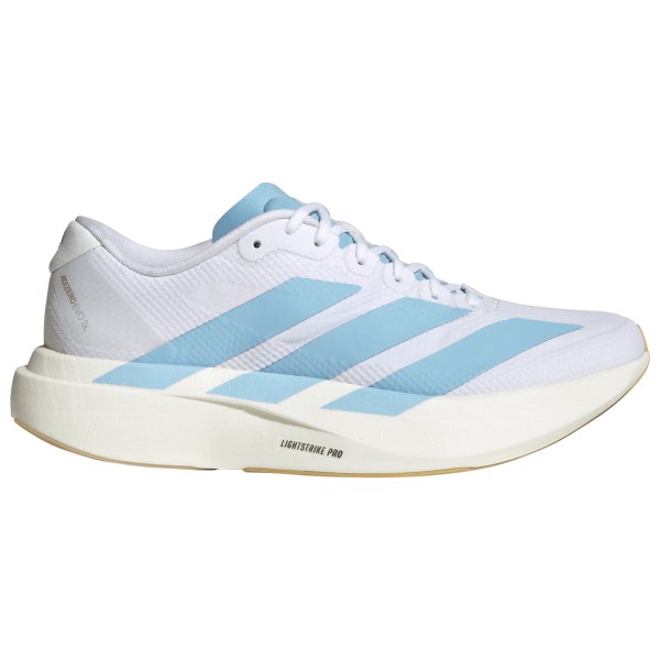 adidas - Women's Adizero Evo SL Woven - Runningschuhe 36 2/3 | EU 36,5 weiß/ matte gold