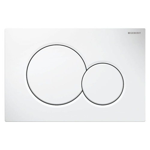 Geberit Betätigungsplatte Sigma 01 Weiß, 2-Mengen-Spülung Image