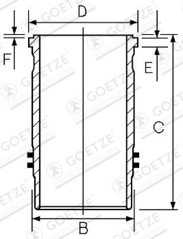 GOETZE ENGINE 1545122000 151,2mm Image