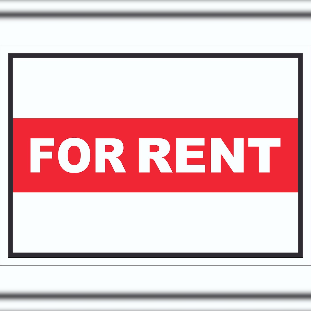 HB-Druck For Rent Schild mit Text Verkaufsschild A0 (841x1189mm) Image