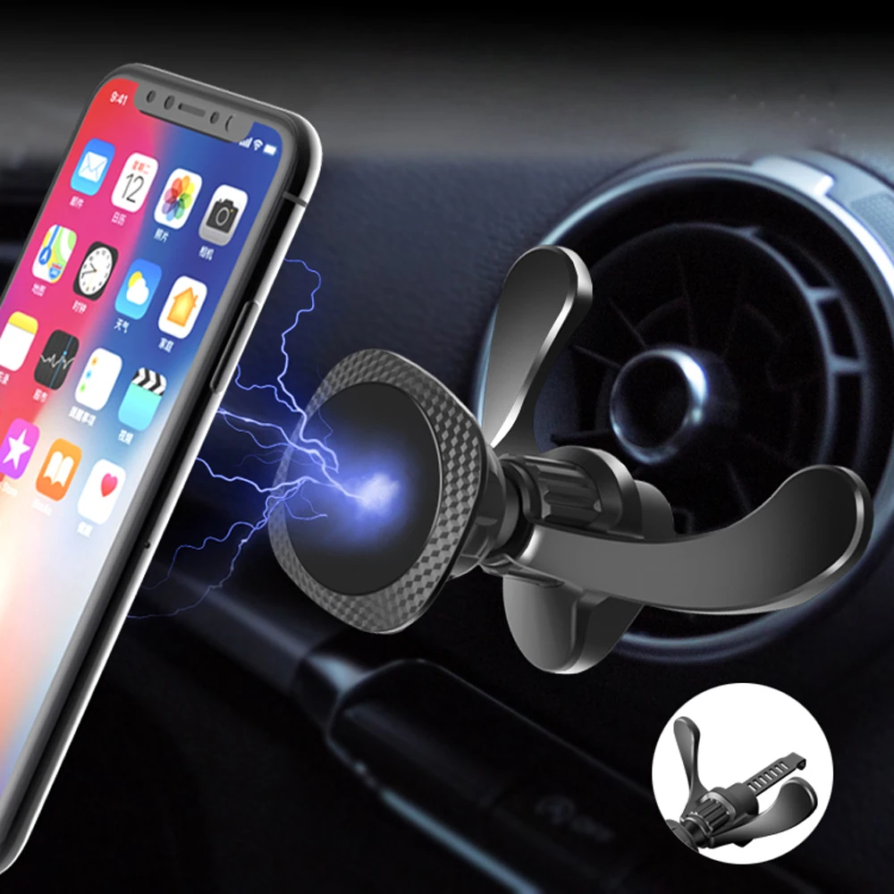McGiLLon 360Degree Car Magnet Mobile Phone Holder For iPhone GPS Smartphone Car Phone Bracket Mount Stand Support Samsung Xiaomi