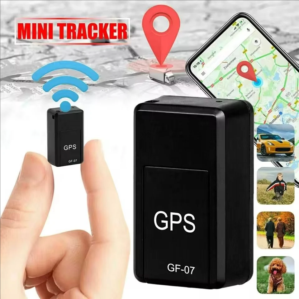 Mini traceur GPS portable GF07, traceur GPS de voiture, localisateur GPS de véhicule, aimant puissant, anti-perte, positionnement GPS précis, application