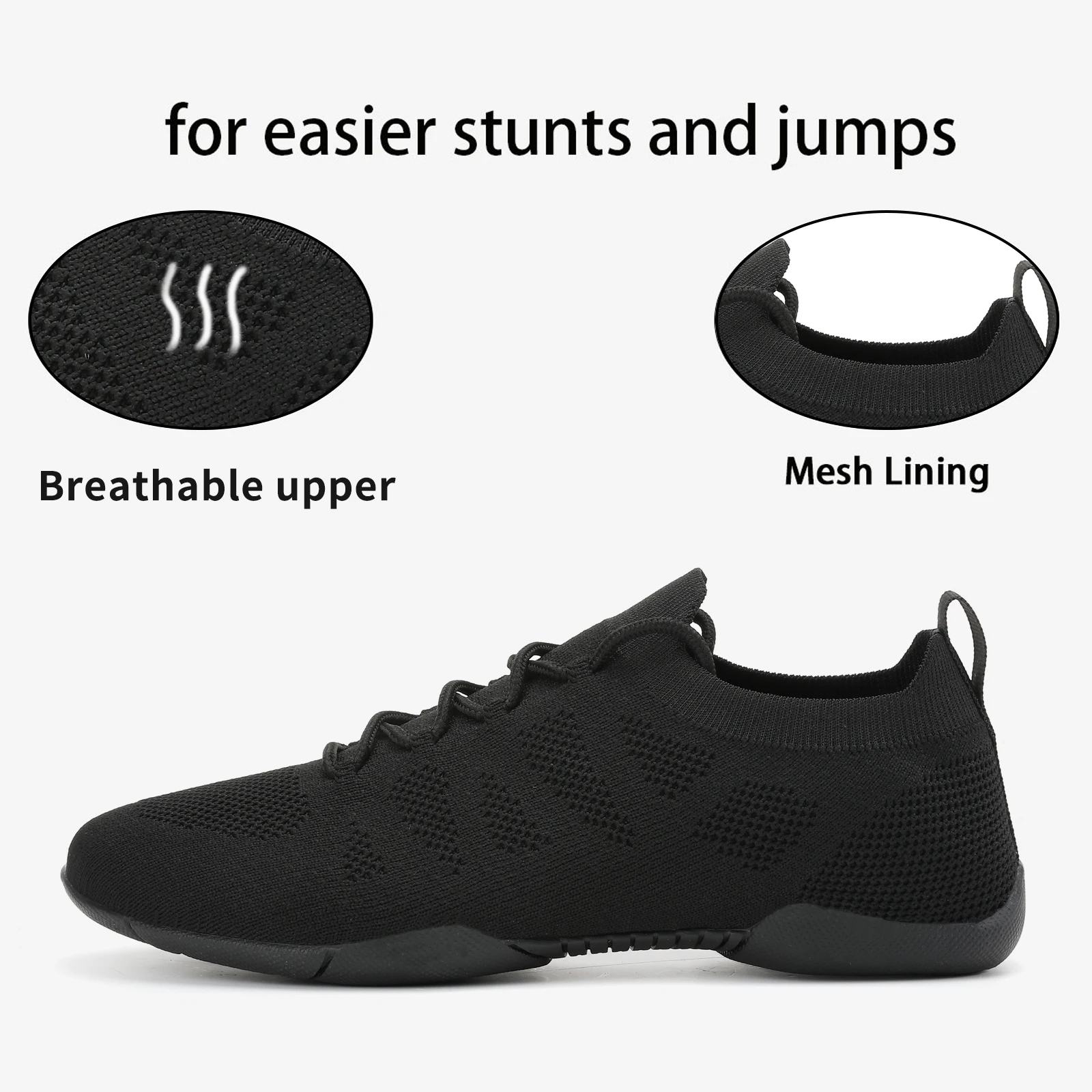 Wettkampf-Cheerleading-Schuhe Weiß Damen Mädchen Professionelle Leichte Stützende Cheer-Schuhe Performance-Sportschuhe 2502