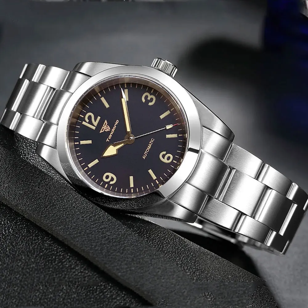 Neue 36MM 39MM Vintage Herren Automatik-Mechanische Uhren Japan NH35A/Miyota 8215 Saphir Edelstahl 20Bar Uhr für Männer Image