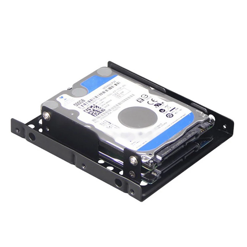 Dual Desktop SSD Montage halterung 2,5 bis 3,5 Zoll Festplatten halterung Festplatte Interne Adapter Montage Kit Halterung Image