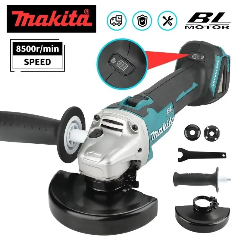 Makita 100mm DGA404 Schleif- und Poliermaschine Bürstenloser Elektrischer Winkelschleifer 18V Metall- und Holzschleifer Image