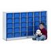 Jonti-Craft Rainbow Accents® 25 Compartment Cubby Wood in Blue | 35.5 H x 57.5 W x 15 D in | Wayfair 0430JCWW005