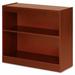 Lorell Standard Bookcase Wood in Brown/Red | 30 H x 36 W x 12 D in | Wayfair 89050