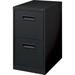 Lorell Fortress 2-Drawer Vertical Filing Cabinet Metal/Steel in Black | 28 H x 15 W x 23 D in | Wayfair 67733