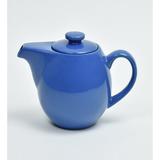 Omniware Teaz 0.75-qt. Teapot w/ Infuser Stoneware/Terracotta in Blue | 5.5 H x 7.25 W x 4.5 D in | Wayfair 1508835