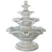 Henri Studio 54" High Quattro 4-Tier Outdoor Fountain