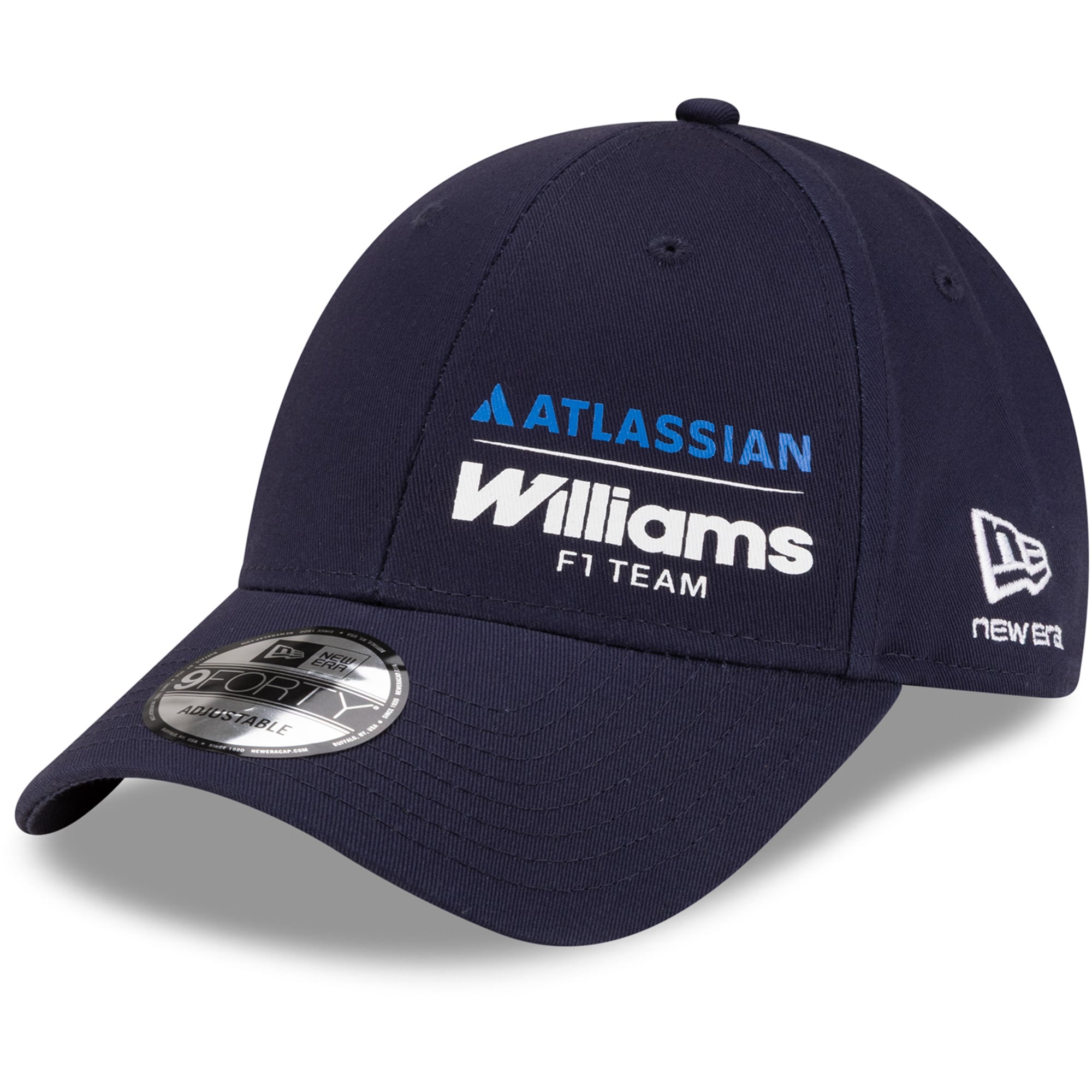 Williams Racing New Era Essentials 9FORTY Kappe – Marineblau – Unisex
