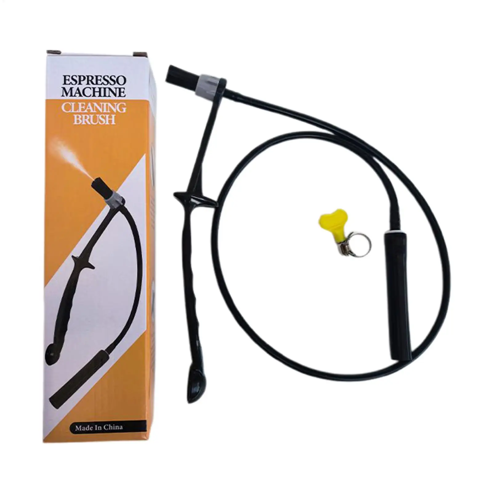 Brosse de nettoyage haute pression à vapeur pour machine à café, outil de lavage robuste pour l'élimination des tartres et l'entretien des appareils électroménagers