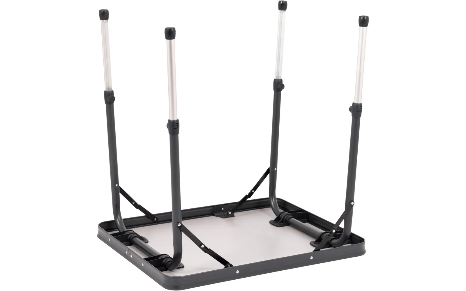 Crespo Tisch AP/250-M-89 Campingtisch schwarz 65 x 53 cm