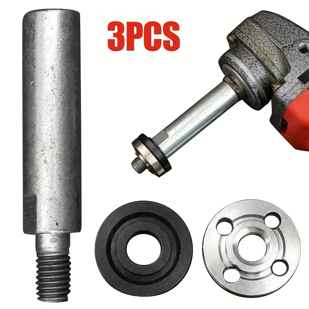 1 Set Winkelschleifer-Verlängerungswelle, 80mm Verlängerungsstangen-Set, Poliermaschinen-Adapter, Rotations-Verlängerungswelle Image