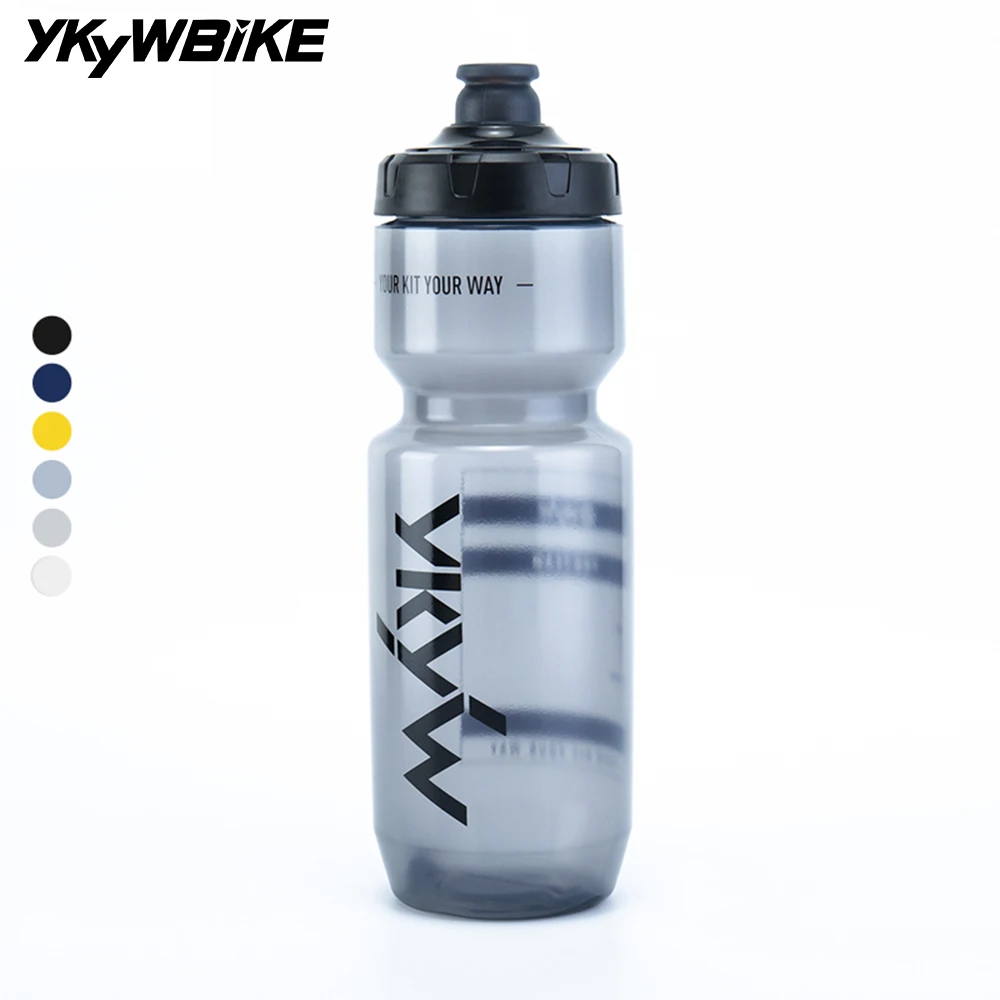 YKYWBIKE Radfahren Wasser Flasche Presse Fahrrad Presse Flaschen Fahrrad Flasche Auslaufsicher Squeezable Rennrad Tasse Tragbare Outdoor Tasse Image
