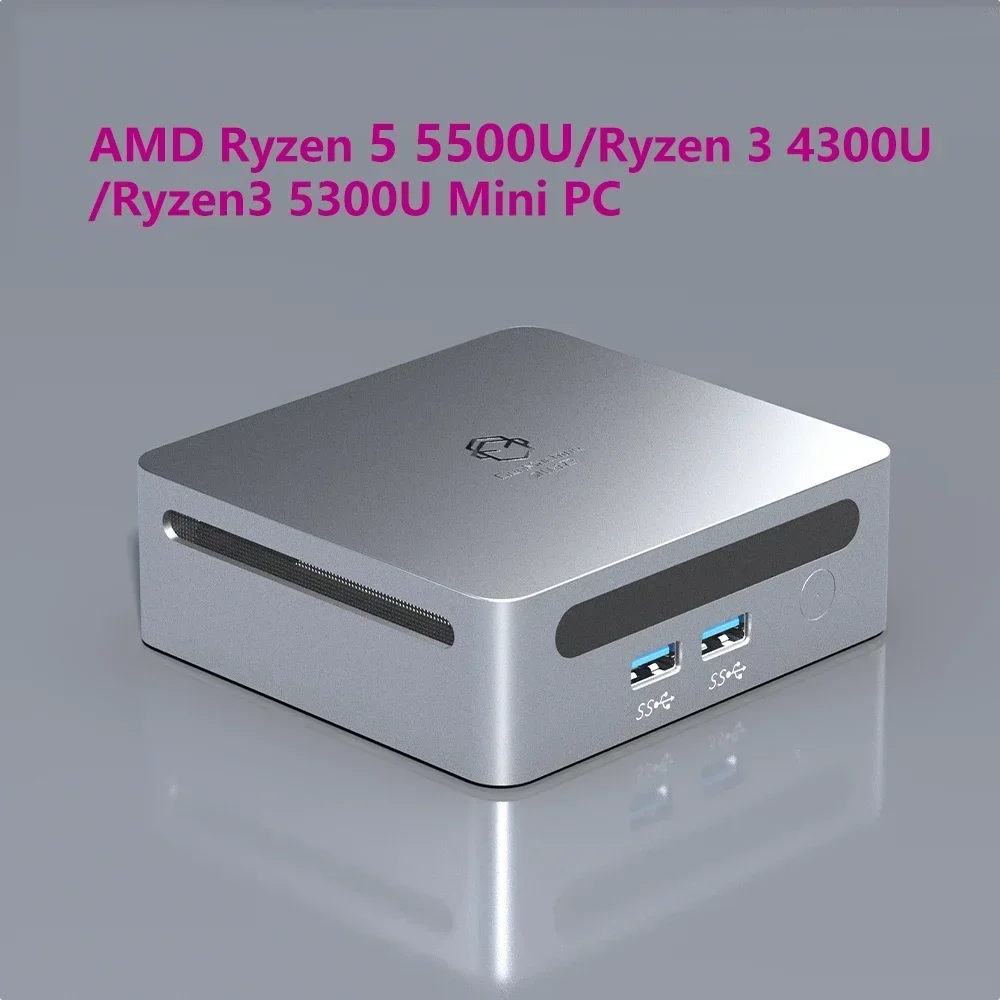 SZBOX AMD Ryzen 5 5500U/Ryzen 3 5300U Mini-PC Windows 11 DDR4 3200 MHz NVMe SSD WiFi6 BT5.2 Desktop-Gaming-PC Image