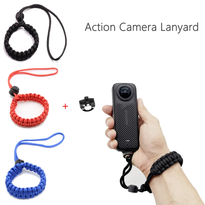 Action-Kamera Handschlaufe Geflochtenes Nylon Anti-Verlust-Handseil für Insta360 X3 X4 GoPro Hero 12 DJI Osmo Action 4 Image