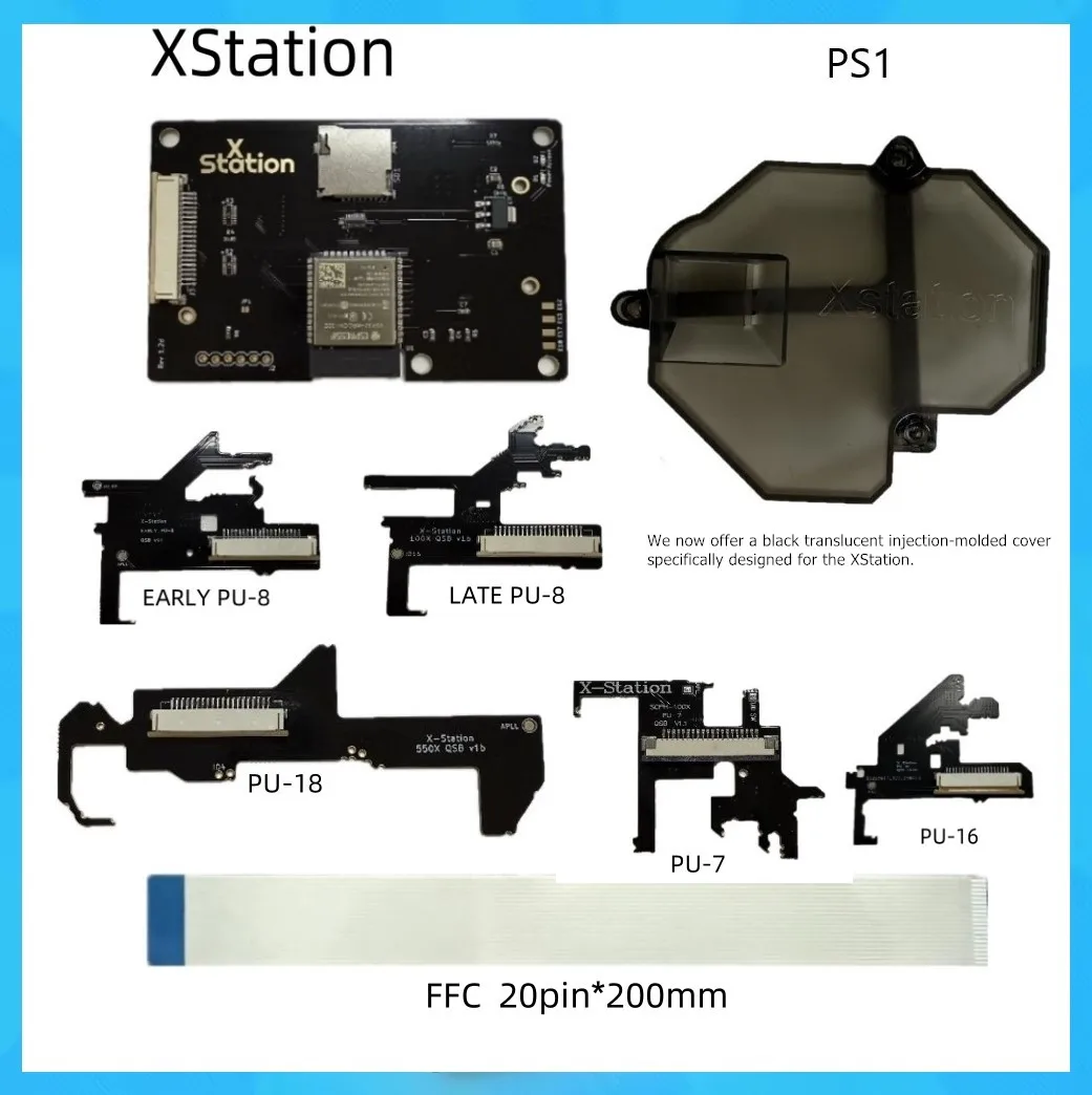 Optical Discdrive Emulator XStation PS1 Spielkonsole ODE XSTATION für PlayStation PS1, im Zusammenhang mit PICOSTATION PSone PS2 PS3 PS4 Image