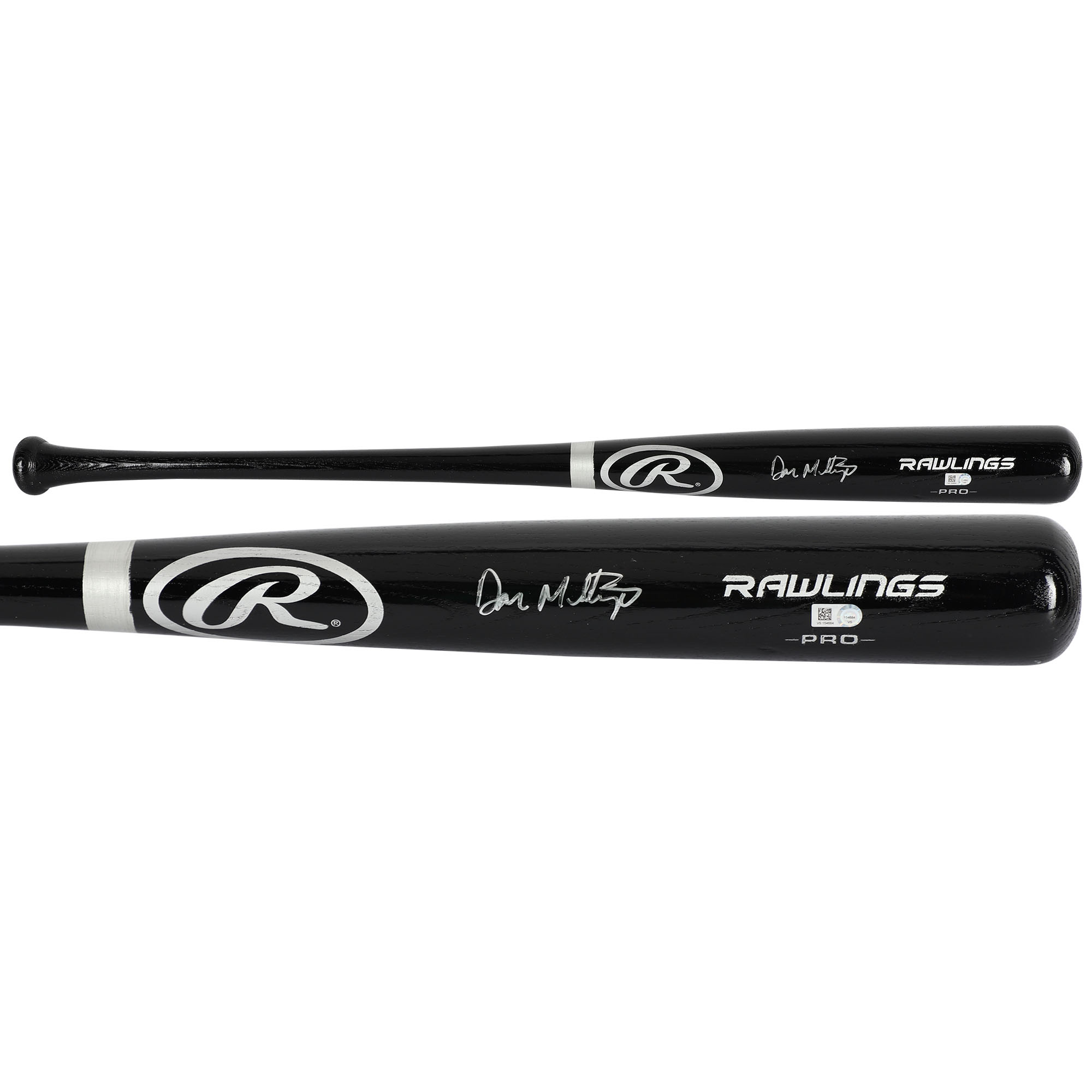 "Don Mattingly New York Yankees signierter Rawlings Pro Black Bat" Image