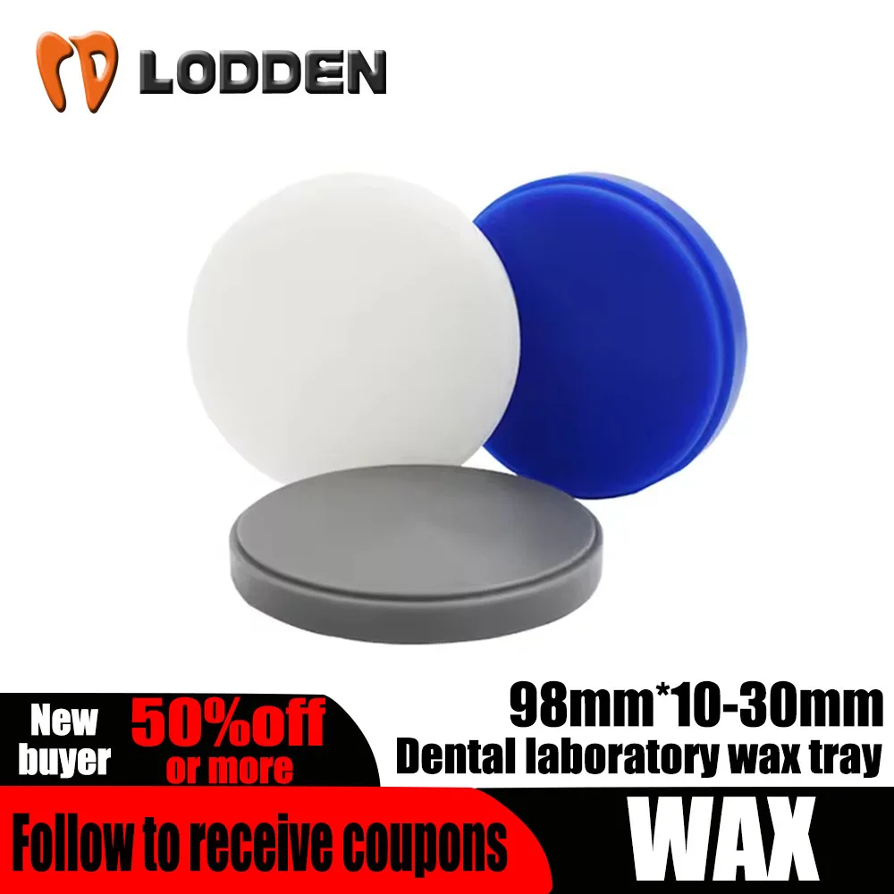 LODDEN-Diques de cire de laboratoire dentaire, 98mm * 10-30mm nuits pour la capture d