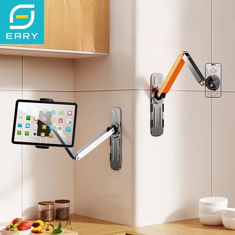 Eary Verstellbarer Laptop-Ständer für 11-17,3 Zoll, Metall-Computerständer, 360° drehbar ° Drehbarer Ergonomischer Notebook-Halter für iPad Air Pro Image