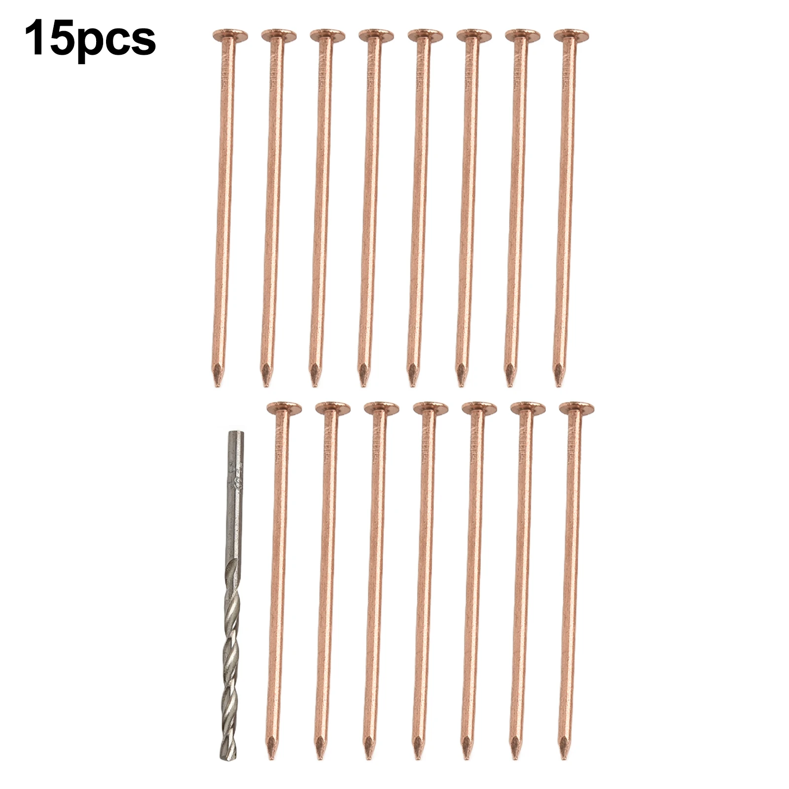 Kupferspitzen für Pflanzen, 3,15-Zoll-Nägel, Baumvernichtungsspikes, 15 Stück Paket, Konstruktion aus reinem Kupfer, 20 Stück Paket, 25 Stück Paket Image