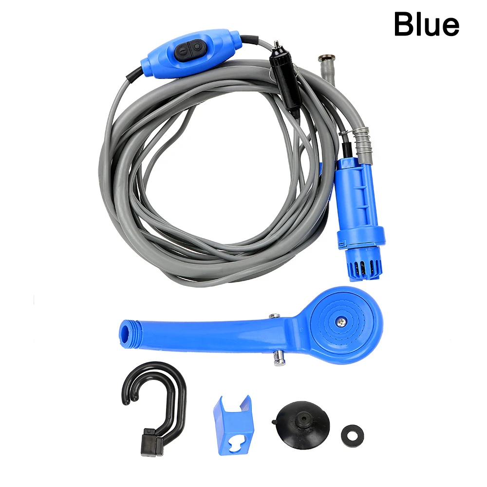 Outdoor-Camping-Reise-Dusche Auto-Waschgerät DC 12V Auto-Reinigungswerkzeug mit Zigarettenanzünder Tragbare Auto-Dusche
