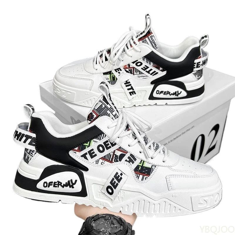 Große Größen Frühling und Herbst Neue Atmungsaktive Leichte Lässige Herrenschuhe Nischen-Trend Vielseitige Flache Sportschuhe für Herren 2025