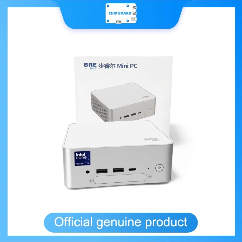 Buernuc BREBC Ultra9-285H Mini-PC mit Intel Core Ultra9-285H, Intel Arc 140T GPU, DDR5 RAM, M.2 SSD, WiFi6E