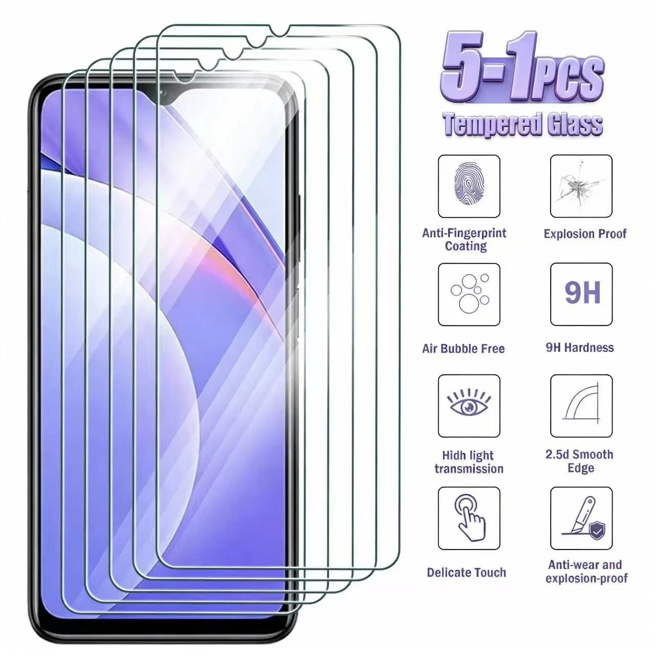 1–5 Stück ultraklarer Schutzglas-Displayschutz für Samsung Galaxy S26 S26 Ultra, HD-Klarfolie mit 9H-Härte Image