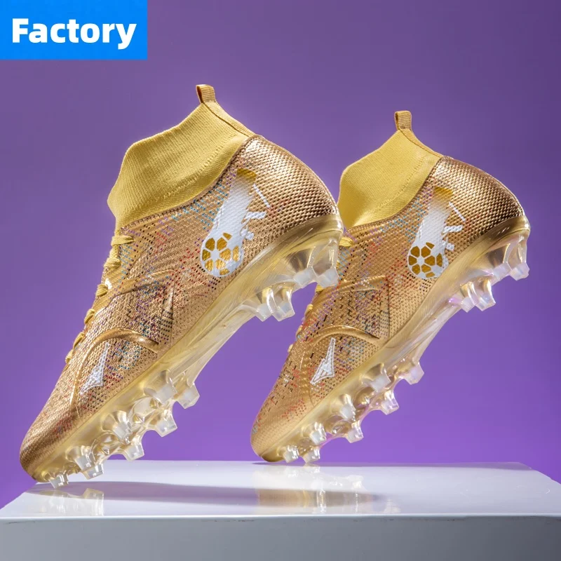 Chaussures de football professionnelles pour hommes, chaussures de football de société, crampons de football ultralégers, baskets de football d