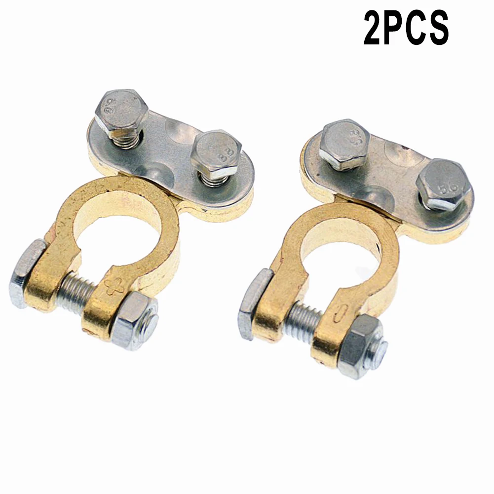 2 pz 12 V Terminali Batteria Connettori Morsetti Per Il Tempo Libero Auto Van Caravan Camper Universale Per Auto, Camion, Van, Camion
