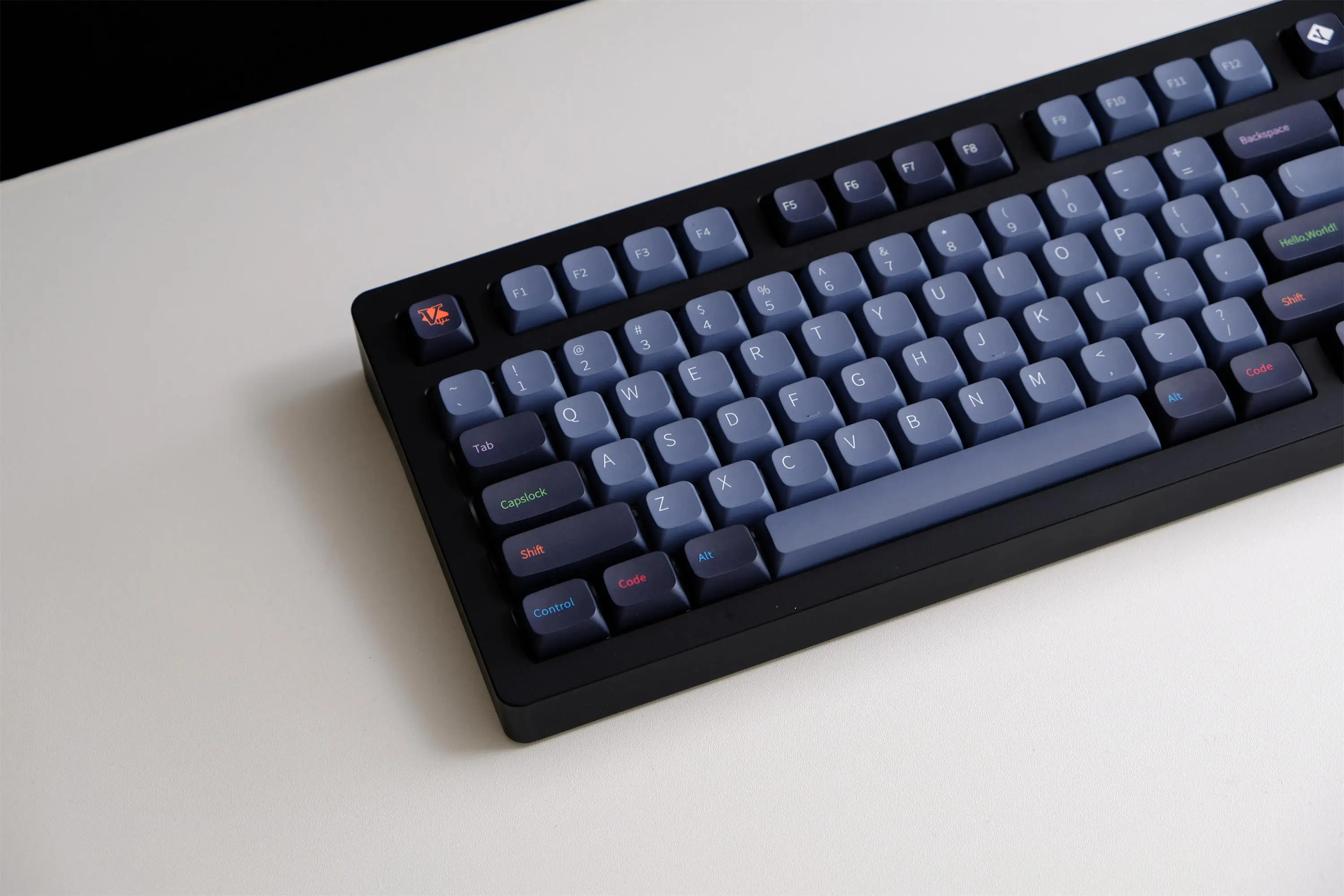 GMK Programmierer-Tastenkappen, 126 Tasten, PBT-Material, XDA-Profil für Cherry MX Switch 61/64/68/75/84/87/98/104 mechanische Tastatur Image