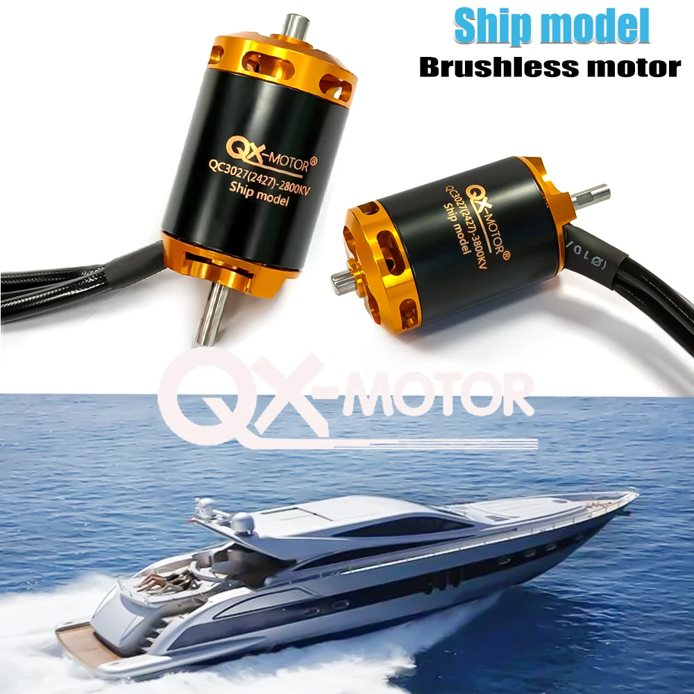 QX-MOTOR QF2827 3800kv 3500KV 2300kv 2600kv 1800kv Bürstenlosen Motor 3-6S für FMS 70mm EDF für rc flugzeuge Teile Image