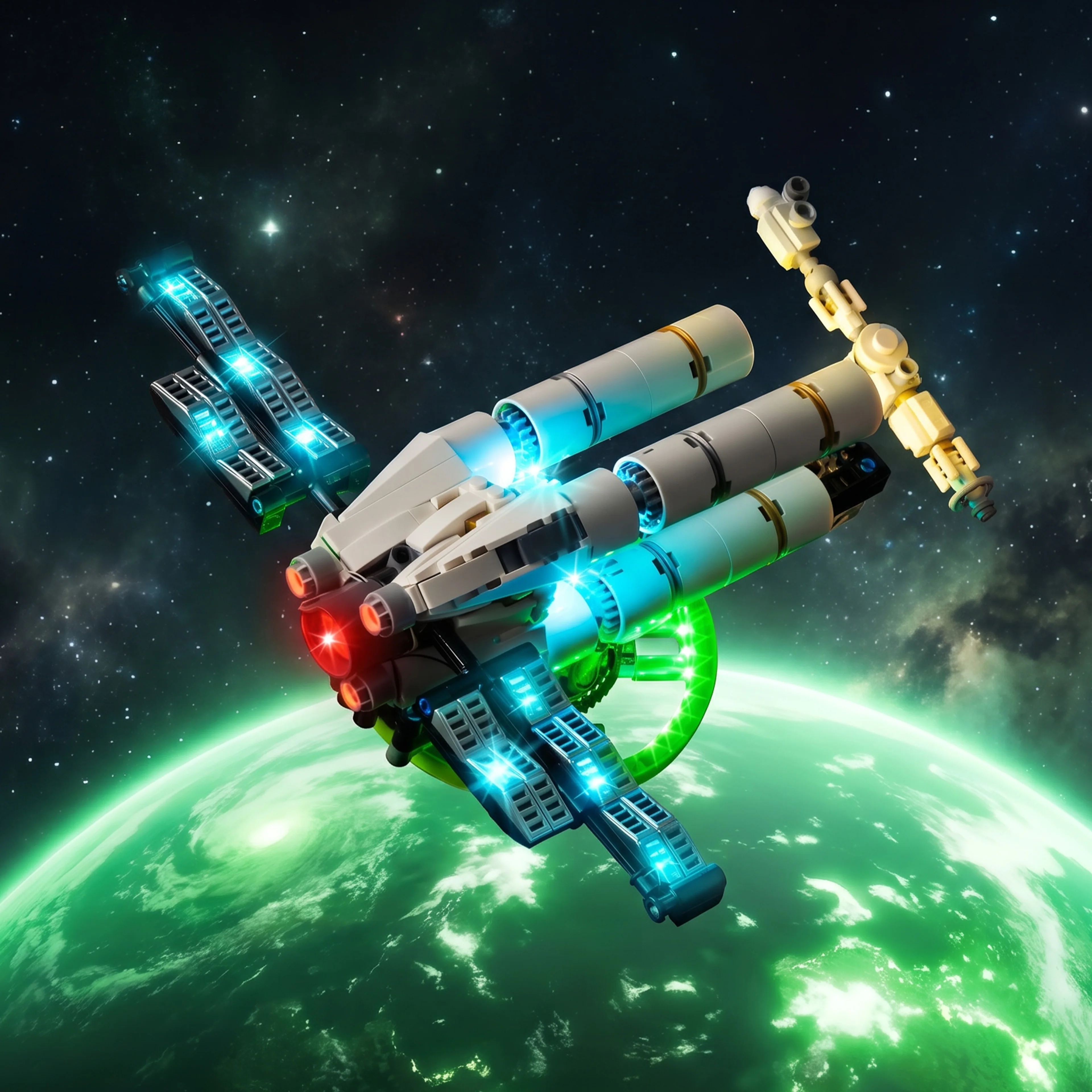 LED-Beleuchtungsset Geeignet für LEGO Icons Project Hail Mary Sci-Fi 11389 Bausteine Image