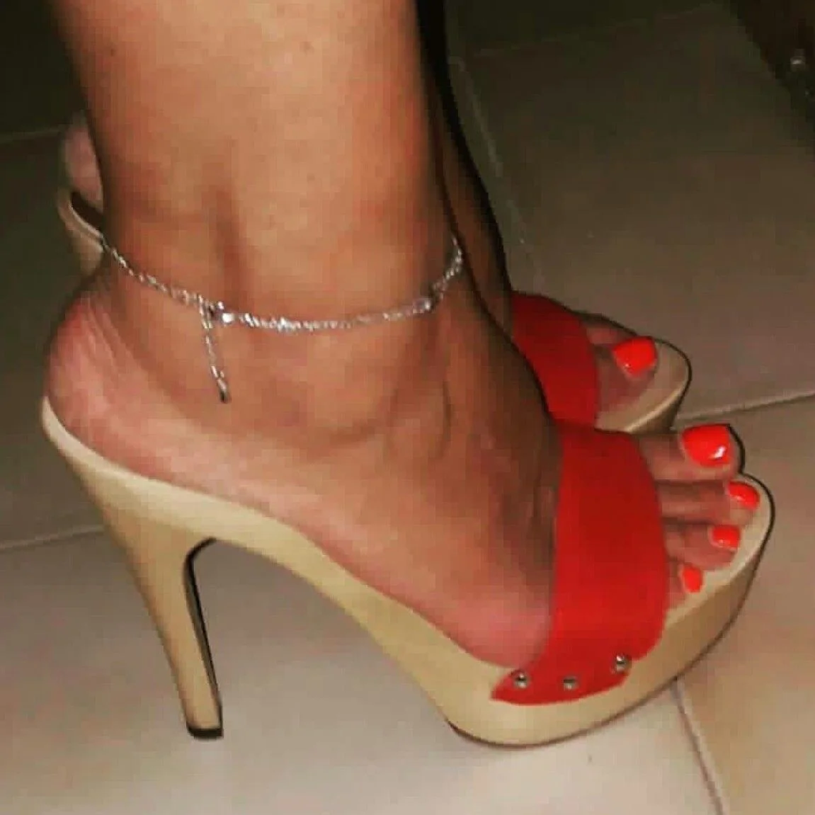 Rot Slip Auf Holz Muster Plattform Sandalen Thin High Heel Sexy Mode Kühlen Sommer Casual Große Größe Frau Schuhe Zapatillas Mujer