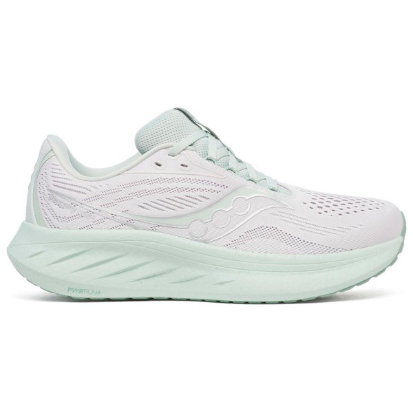 Saucony - Women's Ride 18 - Runningschuhe 41 | EU 41 fog / mist