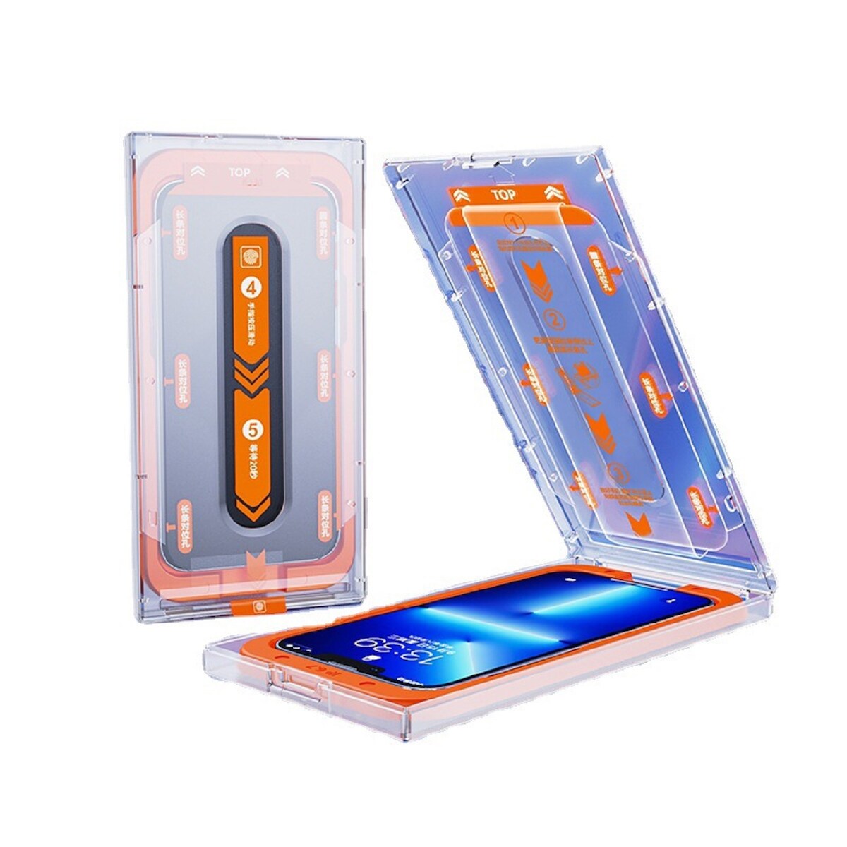 1x MagicBox 9H Panzerhartglas für iPhone XS 3D KLAR Displayschutz Schutzglas Schuzfolie echtes Tempered Panzerglas Screen Protector Image
