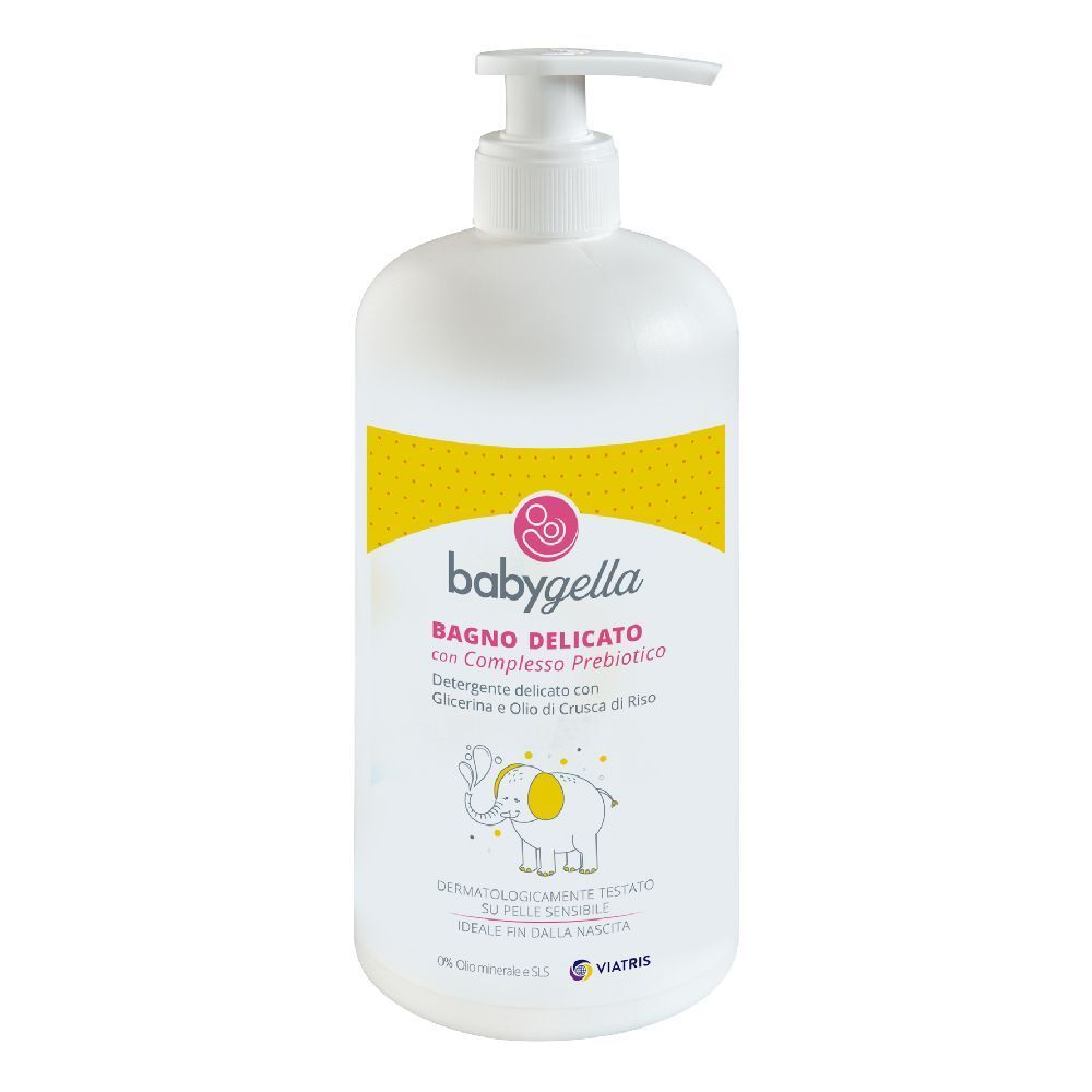 Babygella Bagno Delicato con Complesso Prebiotico Dispenser 250 ml Gel