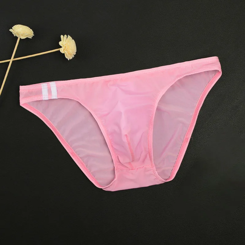 Slip maschili Intimo da uomo Custodia Mutandine Sexy Plus Size Lingerie Mutandine solide Triangolo Rigonfiamento Perizoma Mutande elastiche in vita