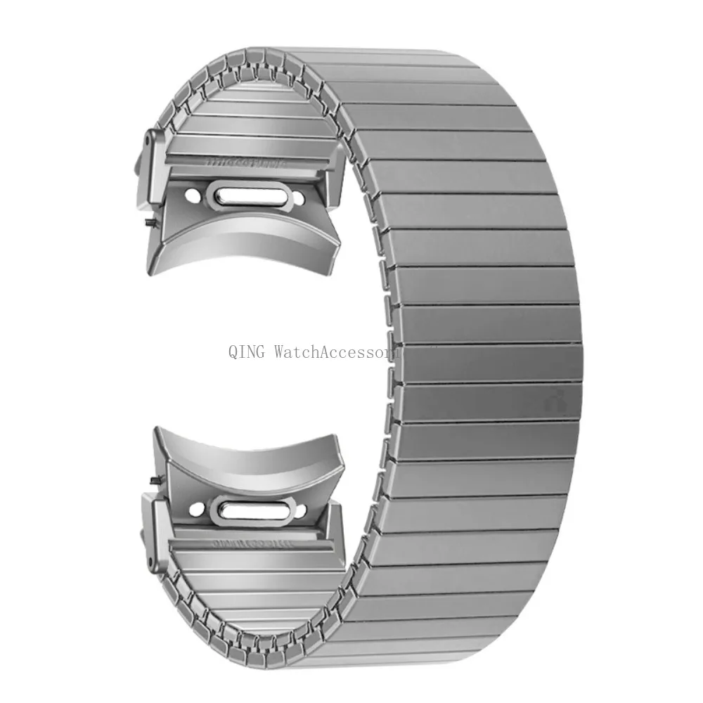 Quick Fit Edelstahl-Elastikarmband für Samsung Galaxy Watch 6 Classic 43mm 47mm 40 44mm Herren Damen Armband Metallbänder Image