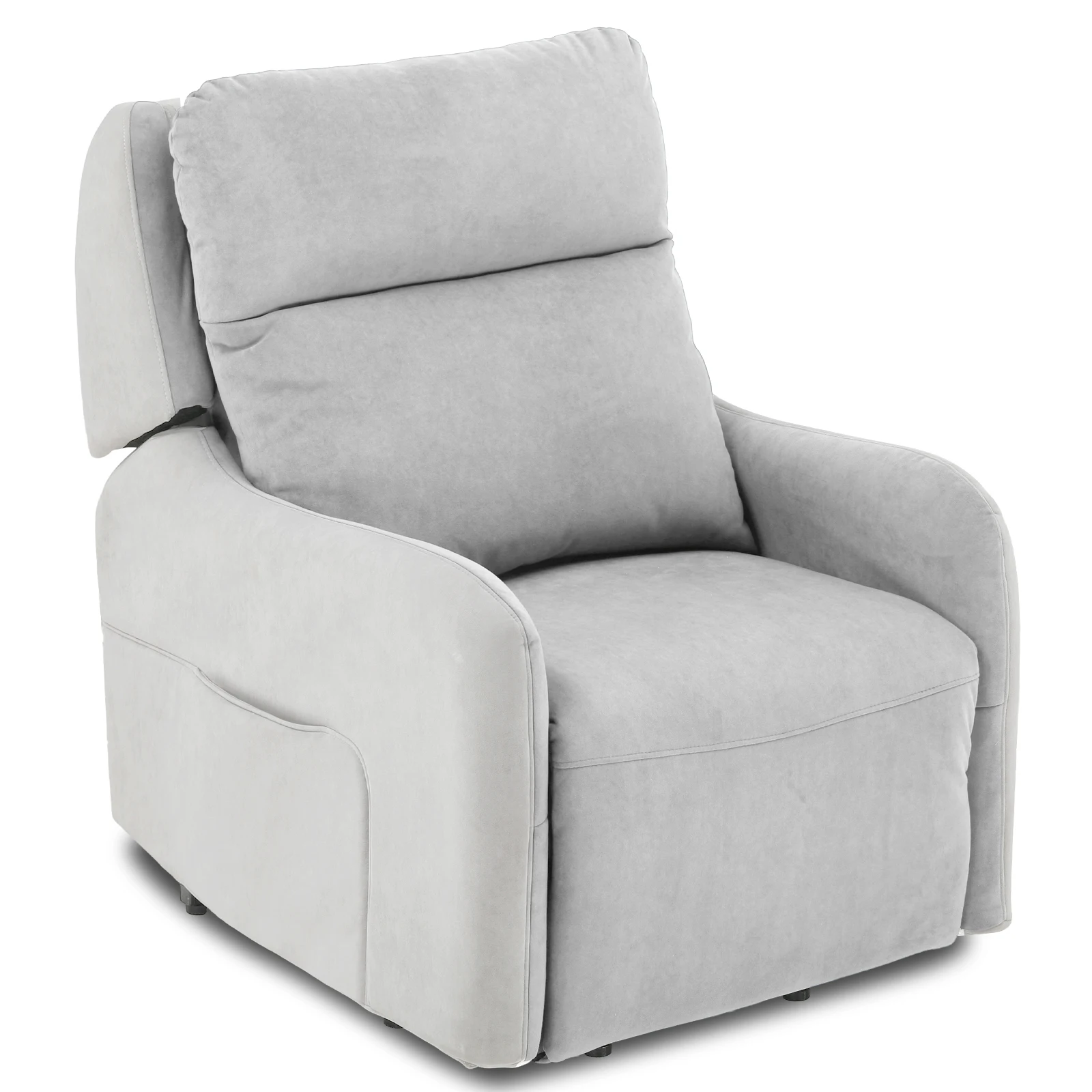 COMHOMA Elektrischer Relaxsessel Massagesessel mit Power Lift, mit SL-Massagefunktion, Ruhesessel Fernsehsessel, Stoff