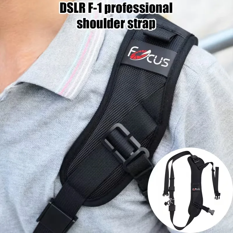 1 Stück DSLR F-1 Professioneller Schultergurt für Schnellfotografen und Fotografen, Einzelschulter-Kameragurt für DSLR-Kameras Image