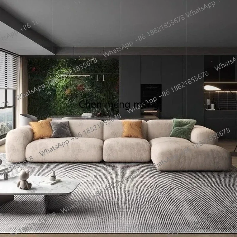 Modernes Luxus 3-Sitzer Wohnzimmer-Schlafsofa Schaumstoff XXL Couch Designer-Lounge-Sofa Sessel Sala De Estar Möbel Image