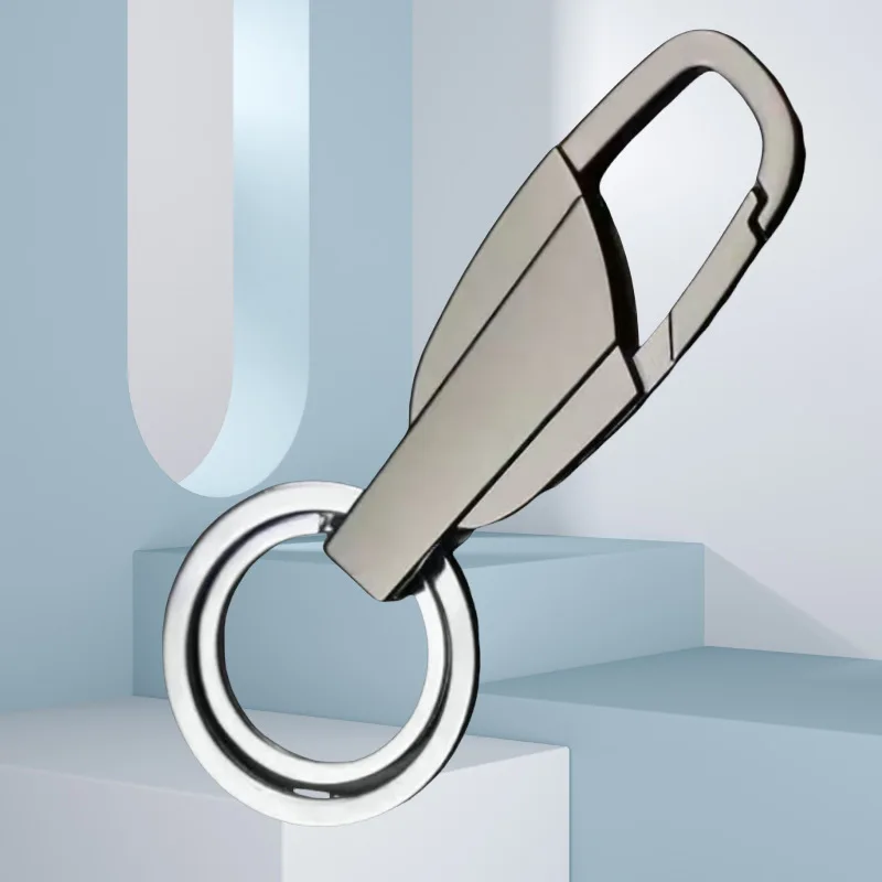 Multifunktionaler Auto-Schlüsselanhänger, personalisierter Schlüsselschnallenring, Anti-Verlust und langlebige Anhängerschnalle Image