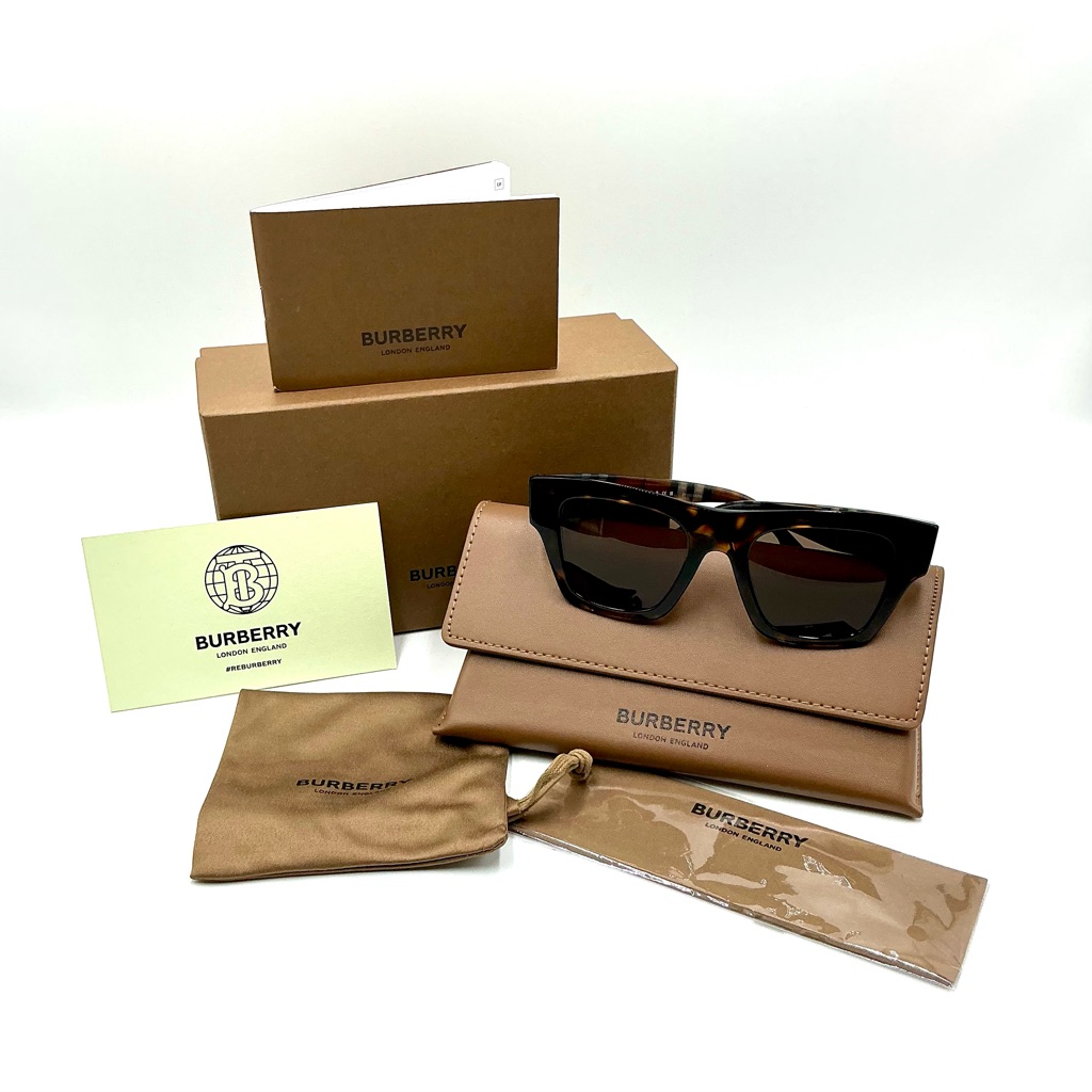 Burberry Accessories | Burberry Ernest Tortoise Sunglasses #1122 | Color: Black/Brown | Size: 49-20-145