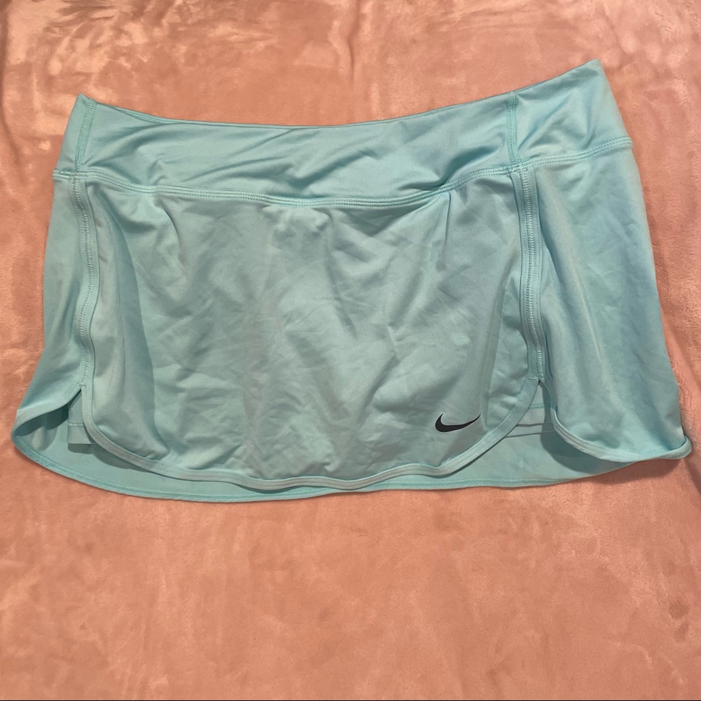 Nike Skirts | Blue Nike Tennis Skirt | Color: Blue | Size: L